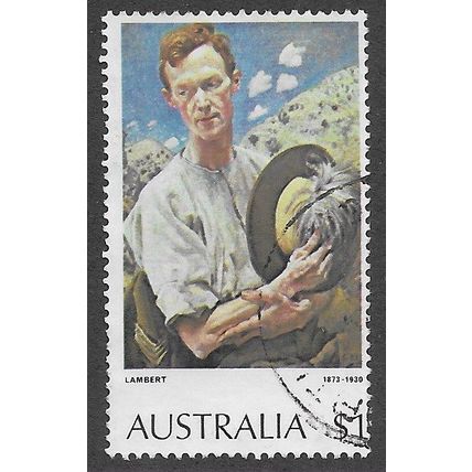 AUS 1974 $1.00 'SERGEANT OF LIGHT HORSE' FINE USED (EBID66-536)