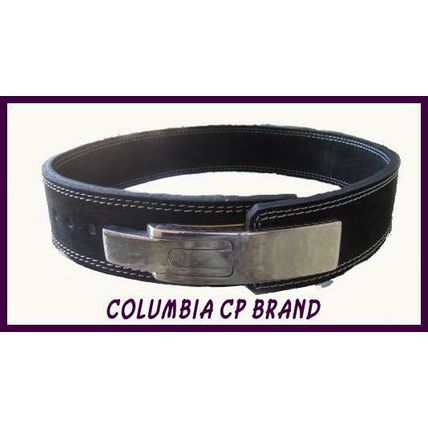 CP BRAND POWER LIFTING LEVER BELTS 2.5" BLACK 100% LEATHER USA FREE SHIP CP MADE