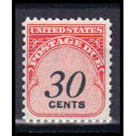 J98 30c Postage Due Fine MNH KA0824