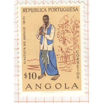 Angola 1957 - $10 Native - unused