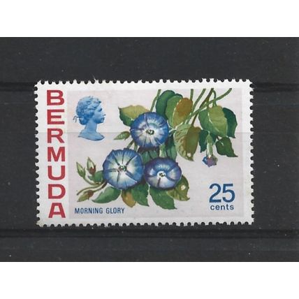 Bermuda.SG260a 25c Morning Glory.Unmounted Mint.Mar25