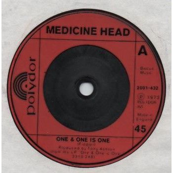 Medicine Head - One & one is one 1973 7" single vinyl record 2001432