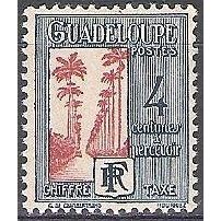 Guadeloupe 1928 Michel Taxe 26 Neuf ** Cote (2004) 0.40 € Allée des Palmiers