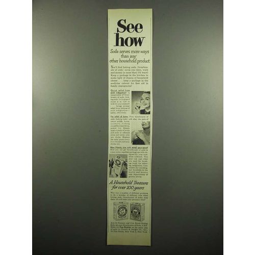 1954 Arm & Hammer and Cow Brand Baking Soda Ad