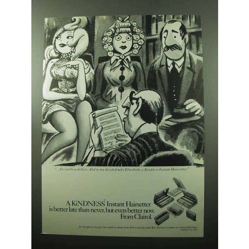 1969 Clairol KiNDNESS Instant Hairsetter Ad