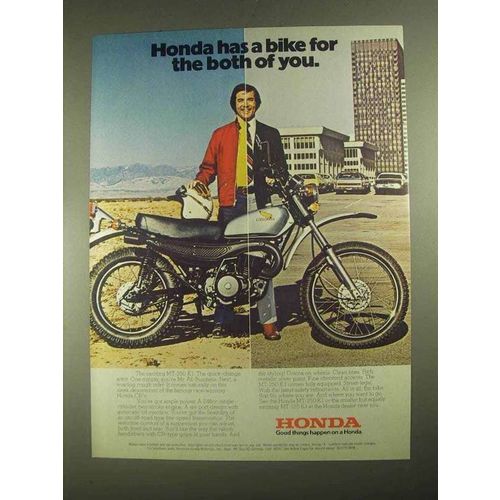 1975 Honda MT-250 K1 Motorcycle Ad - For Both