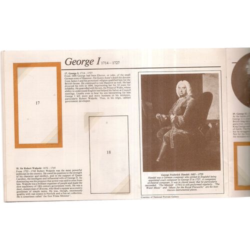 QUEEN ELIZABETH l - QUEEN ELIZABETH ll Brooke Bond Tea cards empty album 1982