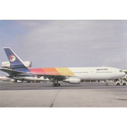 Air Pacific Douglas DC10 Aircraft Postcard (A10138)