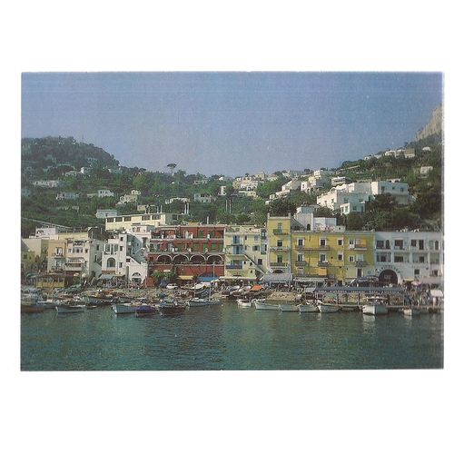 ISOLA DI CAPRI, ITALY unused vintage postcard #