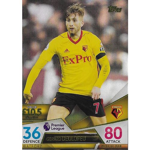 Match Attax Ultimate 2018/19 Cards: Watford - Midfielder, Deulofeu