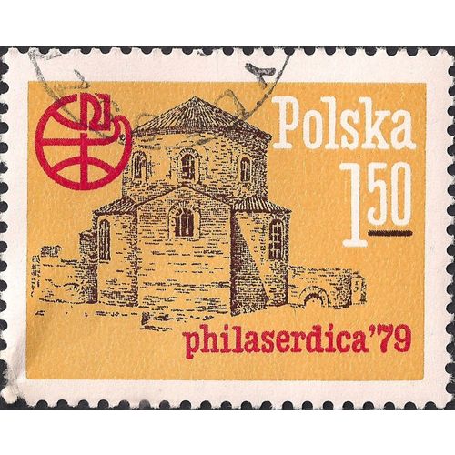 POLAND, The Church of Saint George Sofia, orange 1979, 1.50 Zl