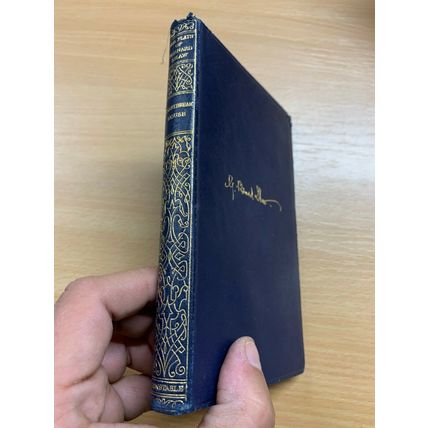 1927 PLAYS OF BERNARD SHAW "HEARTBREAK HOUSE/CATHERINE" LEATHER BOOK (P3)