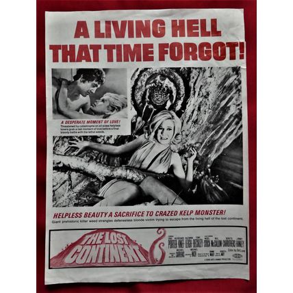 LOST CONTINENT, The (1968) vintage US Herald