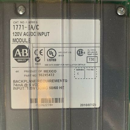 Allen Bradley 1771-IA/C Input Module (New)