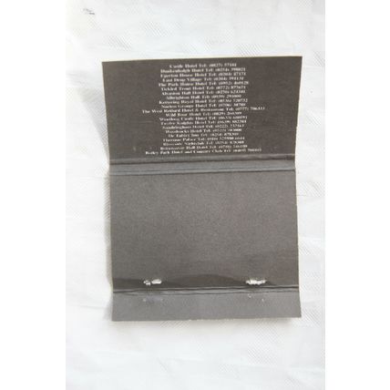 Matchbook Cover Associated Leisure Hotels