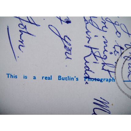 Postcard, Butlins Holiday Camp, Used. Postmarked Ayr, 1962. The Golden Era