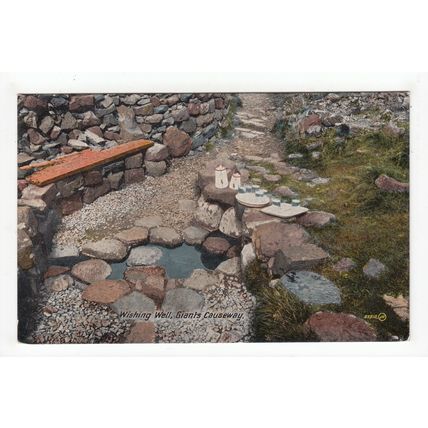 The Wishing Well Giant's Causeway Postcard Northern Ireland 82910