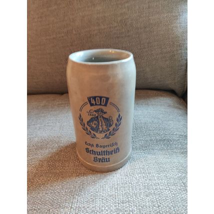 Rare, Vintage/Collectible, Echt Bayerifch, Schultheiß Bräu, 1L, Stoneware Stein