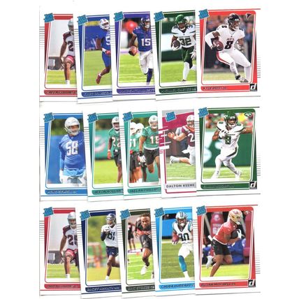 15 RATED ROOKIE CARDS LOT 17