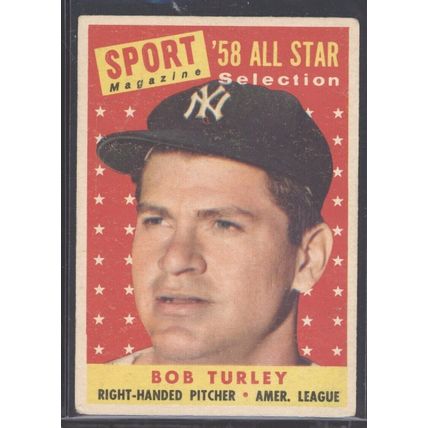 1958 Topps #493 Bob Turley AS