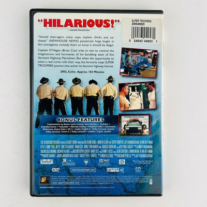 Super Troopers DVD Jay Chandrasekhar