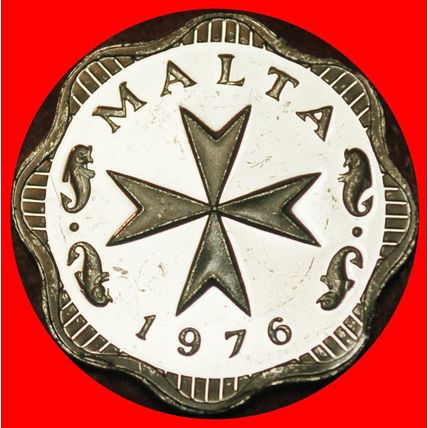 Ⰶ USA (1972-2007):MALTA★2 MILS 1976 PROOF HOSPITALLER CROSS★LOW START★NO RESERVE