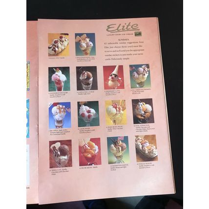 WALLS Elite Dairy Ice Cream Advertising brochure 14 page Superb Pics VGC 1990's