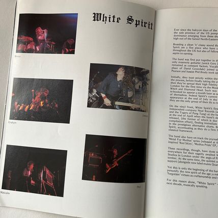 Gillan Glory Road Tour Concert Programme 1980 Ian White Spirit Quartz gC