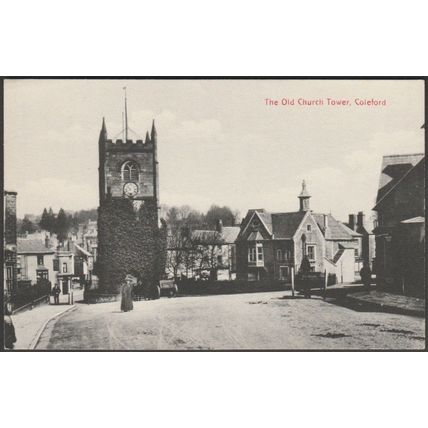 The Old Church Tower, Coleford, Gloucestershire, c1905-10 - Fancy Depot Postcard