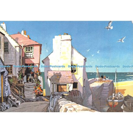 D026715 Cornish Fishing Village. Rowland Hilder. Royle Publications