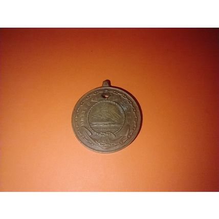 USED!! US Navy Constitution Ship Fidelity Zeal Obedience Bronze Medal, FREE SH!!