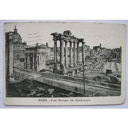 1934 postcard Roma Foro Romano Campidoglio