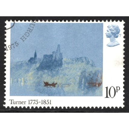 GREAT BRITAIN 1975: BIRTH BICENTENARY JMW TURNER - 10p USED (G9)