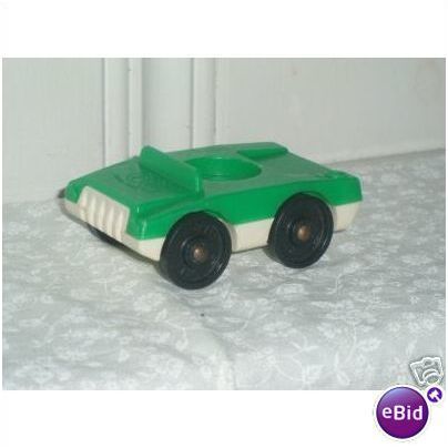 Vintage Green Car Fisher Price