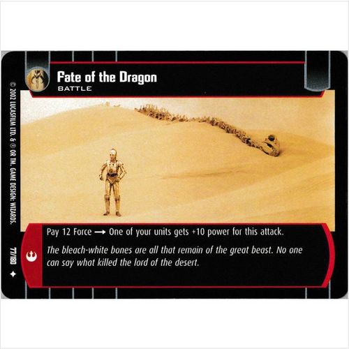 Star Wars TCG A New Hope - #77/180 - Fate of the Dragon