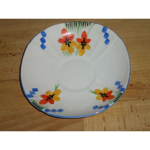 Vintage Hand Painted Co-Op Wholesale Society Windsor Saucer