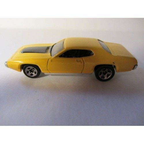 Hot Wheels 1/64 scale Plymouth GTX in yellow