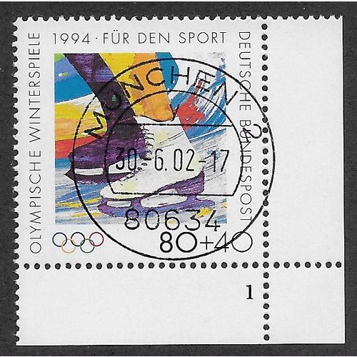 GER 1994 80pf+40 'SPORTS FUND -OLYMPICS' FINE USED (EBID53-846)