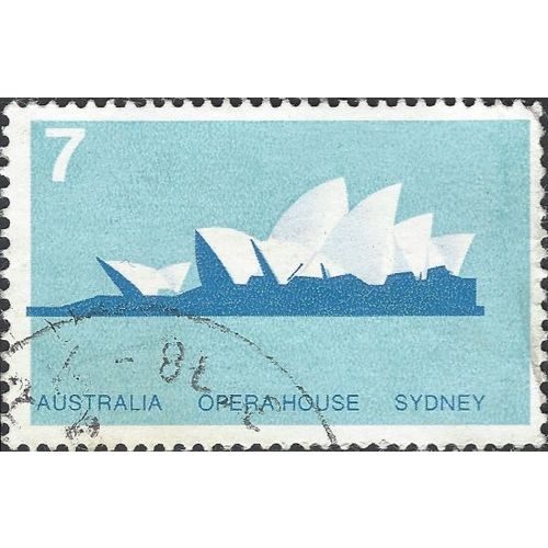 AUSTRALIA, Sydney Opera House, blue 193, 7c, #2
