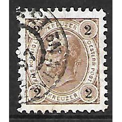 AUSTRIA 1890 SG 80 2 K BROWN FINE USED