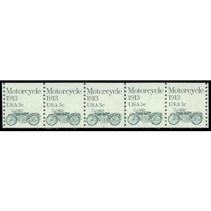 1899 5c Motorcycle Fine MNH Dry Gum PNC 3/5 P0509