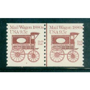 1903 9.3c Mail Wagon Fine MNH Dry Gum CNP Left 1 W0164