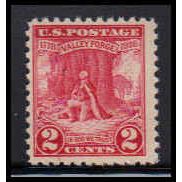 645 2c Valley Forge Just Clears MNH O1475