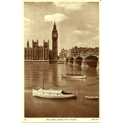 LONDON Big Ben Postcard (Tuck L16)
