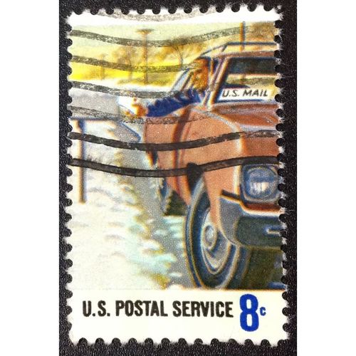 US Stamp #1498 used: 1973 8c Rural Delivery [1]