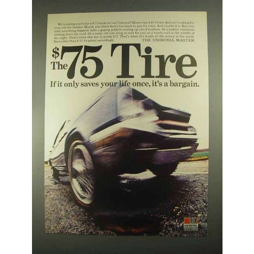 1967 Uniroyal Master Tire Ad