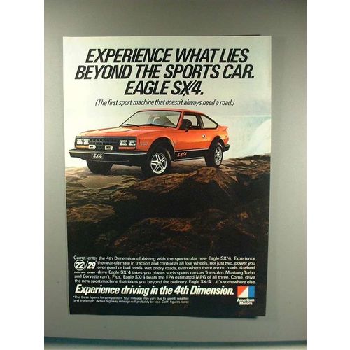 1981 AMC Eagle SX/4 Car Ad - Beyond Sports Car!