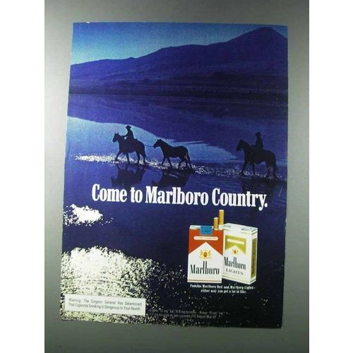 1981 Marlboro Cigarettes Ad - Cowboys