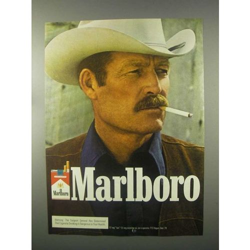 1981 Marlboro Cigarettes Ad - Cowboy