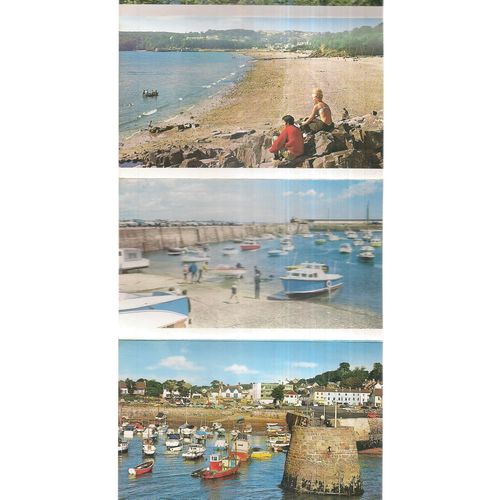 SAUNDERSFOOT, PEMBROKESHIRE .unused 6 view lettercard by D Constance c.1960s =